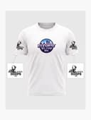 White / Blue Logo