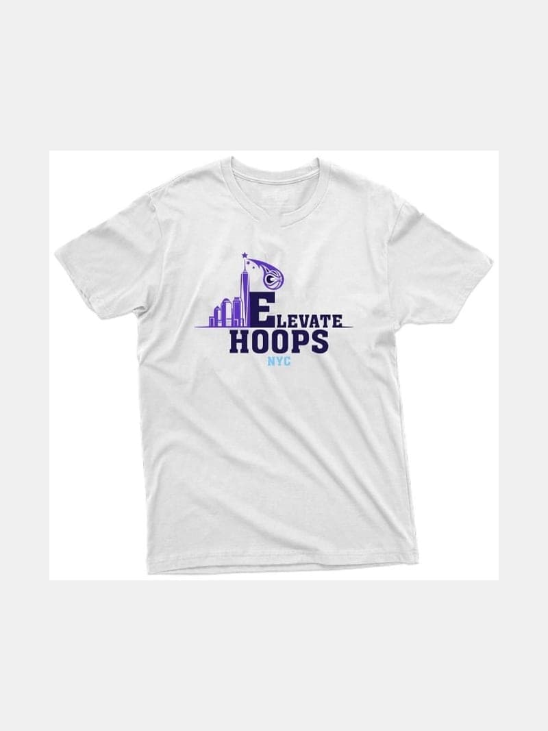 Elevate Classic Tee – White / Purple